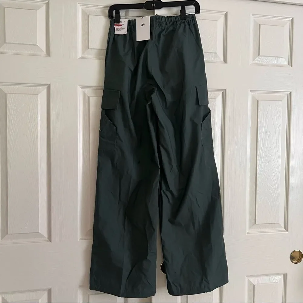 Nike Sportswear Everything Wovens Mid-Rise Cargo Pants Green XS NEW